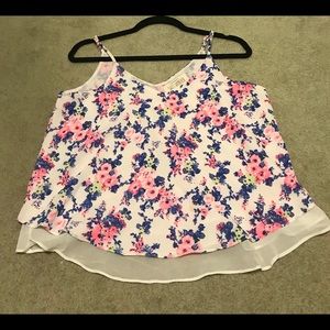 Floral Sleeveless Top